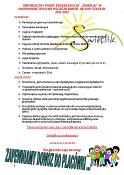Ulotka informacyjna